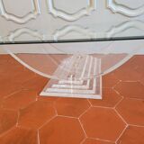 Table basse 70 plexi et verre