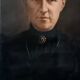 Antique painting from the early 1900s depicting a female portrait, signed by S.Bruno