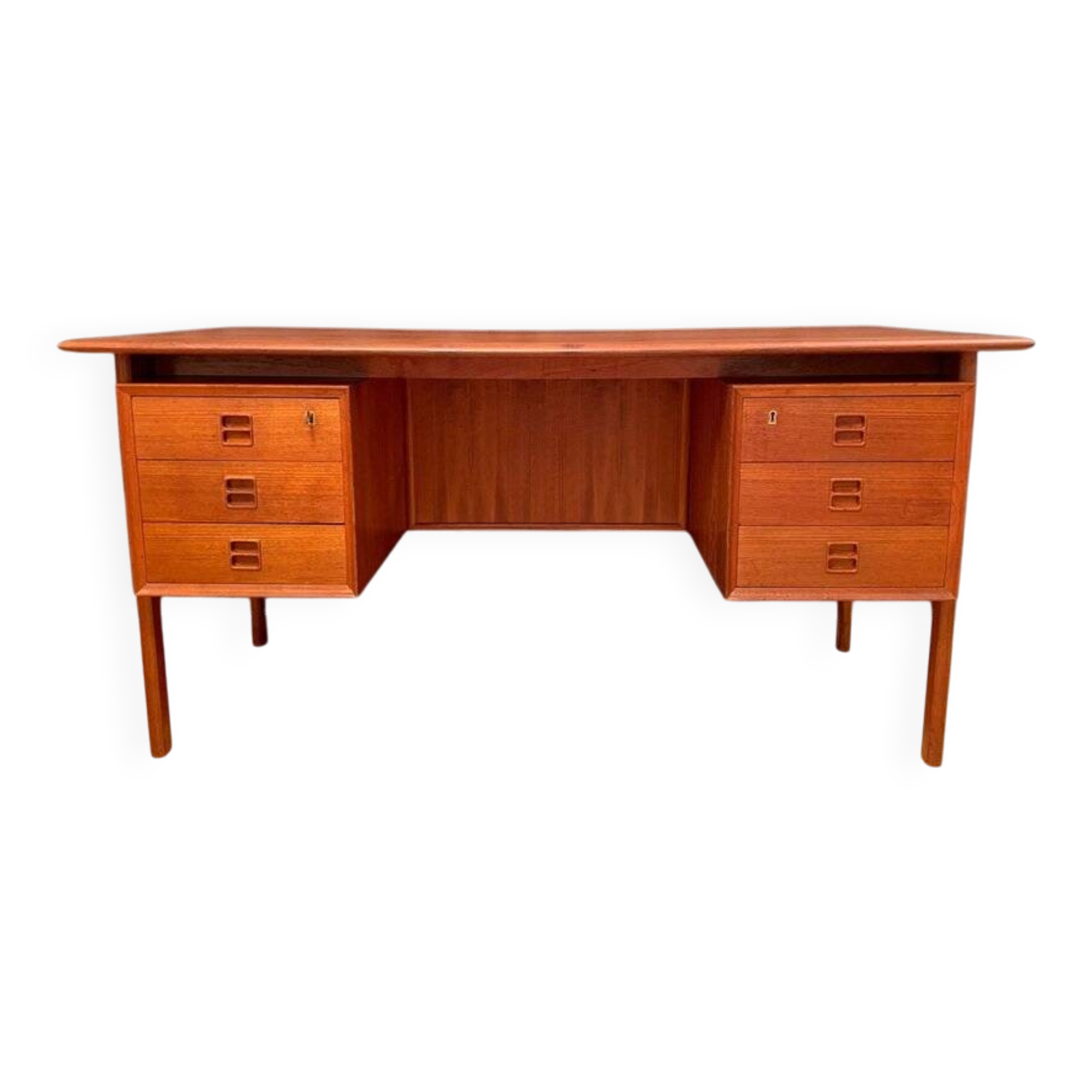 Double-sided desk attributed to Arne Vodder from Brouer Møbelfabrik, Denmark, 1960s