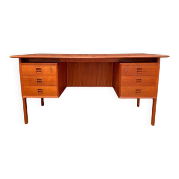 Double-sided desk attributed to Arne Vodder from Brouer Møbelfabrik, Denmark, 1960s