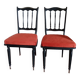 Lot of two refurbished western chairs