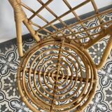 6 bamboo chairs from the 1960s