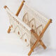 Macramé magazine holder