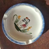 Assiette Bretonne de Pornic en faïence ancienne