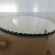 Old oval mirror, beveled, art deco, to put down, 40s 50s