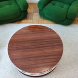 lacquered wood bar/coffee table - Italy 70s