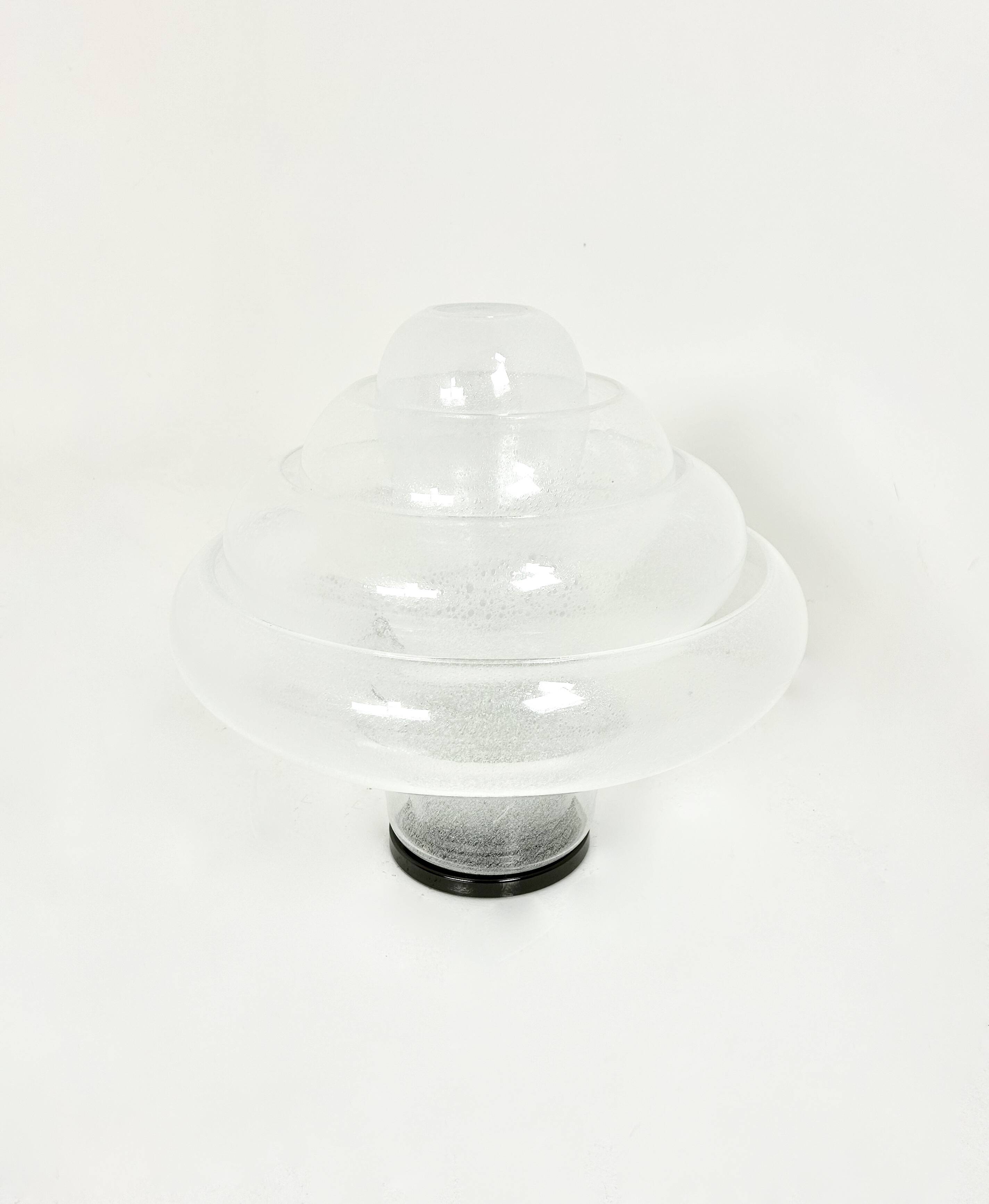 LT305 Lotus table lamp by Carlo Nason for Mazzega, 1960s