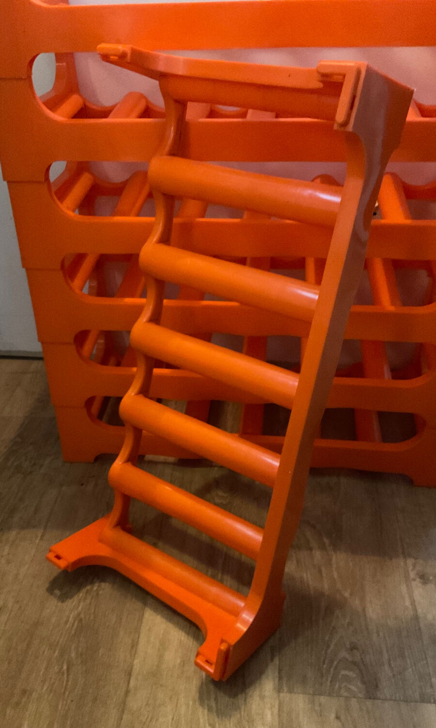 Range vintage orange bottles from the 70s