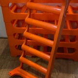 Range vintage orange bottles from the 70s