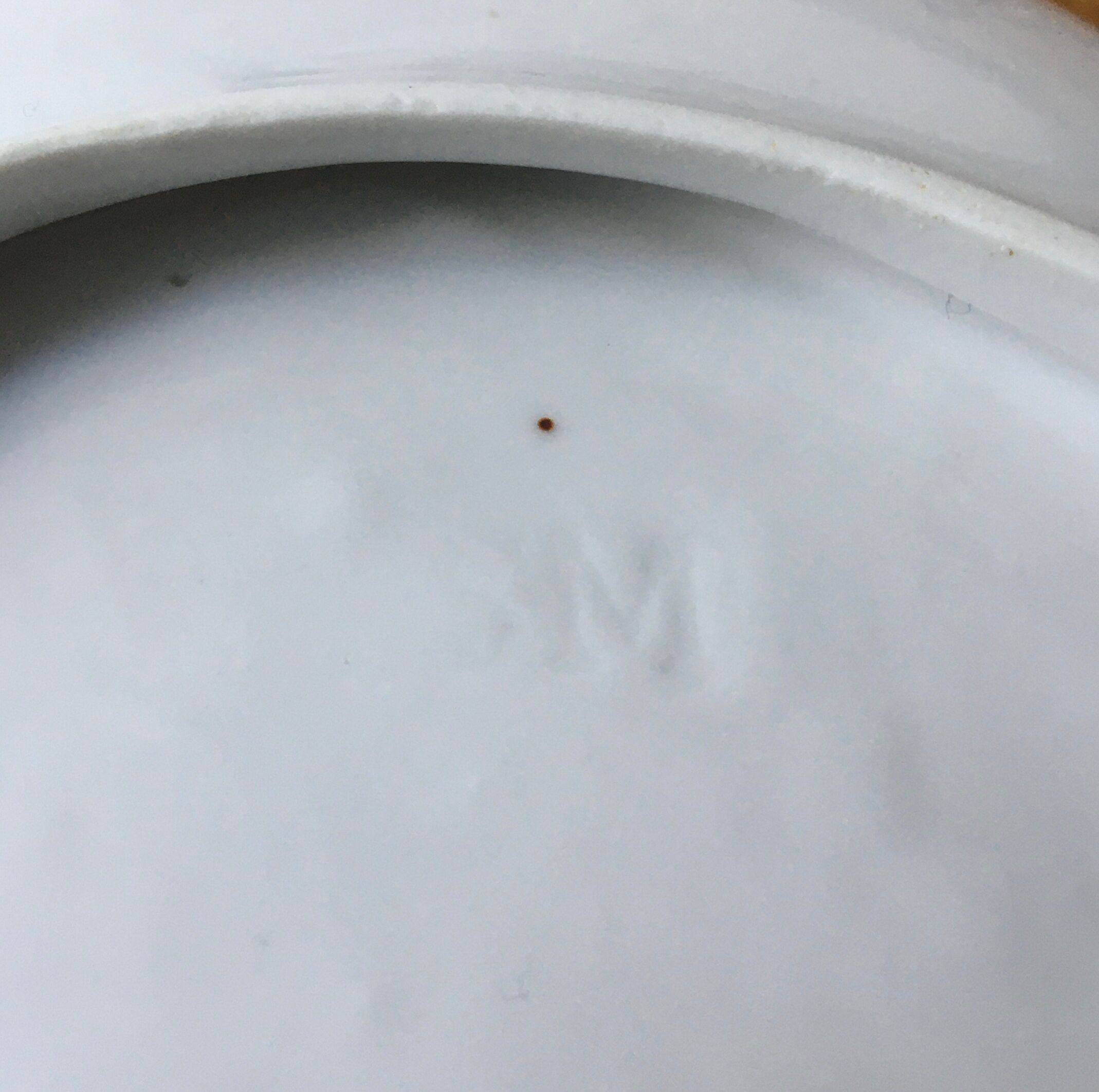 trilobed porcelain dish Limoges