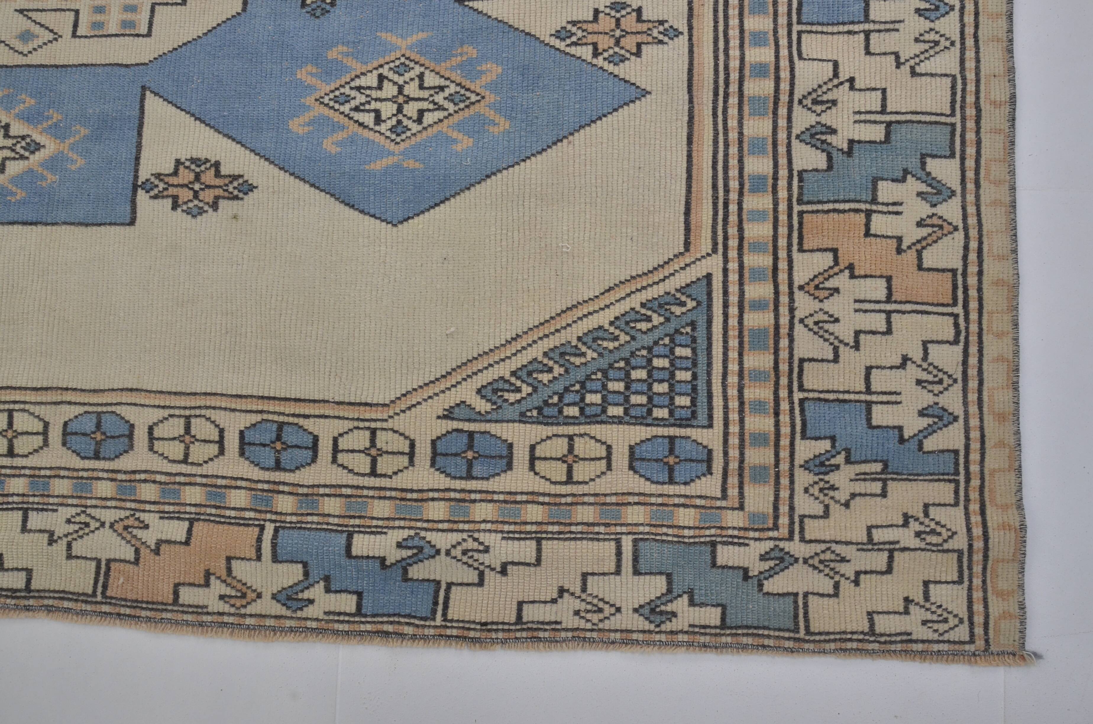 Floral Oushak Vintage Floor Carpet sku2291