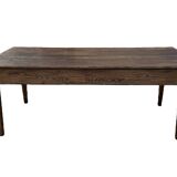 Oak farm table with 2 drawers 19'S