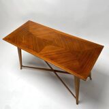 Wooden Coffee Table in the style of Gio Ponti, Italy, 1950s