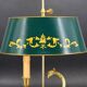 Bronze Gilt Bouillotte Lamp in Directoire Style "Lucien Gau"