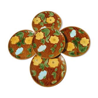 Set of five slurry plates