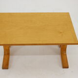 1970s Beech Bench/Planter Stand Czechoslovakia