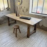 1950s pine farmhouse table 220cm