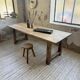 Table de ferme travail pin 1950 220cm