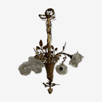 Bronze chandelier