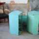 Industrial craft furniture bin storage locker stackable 1950