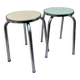 Set of 2 vintage formica stools