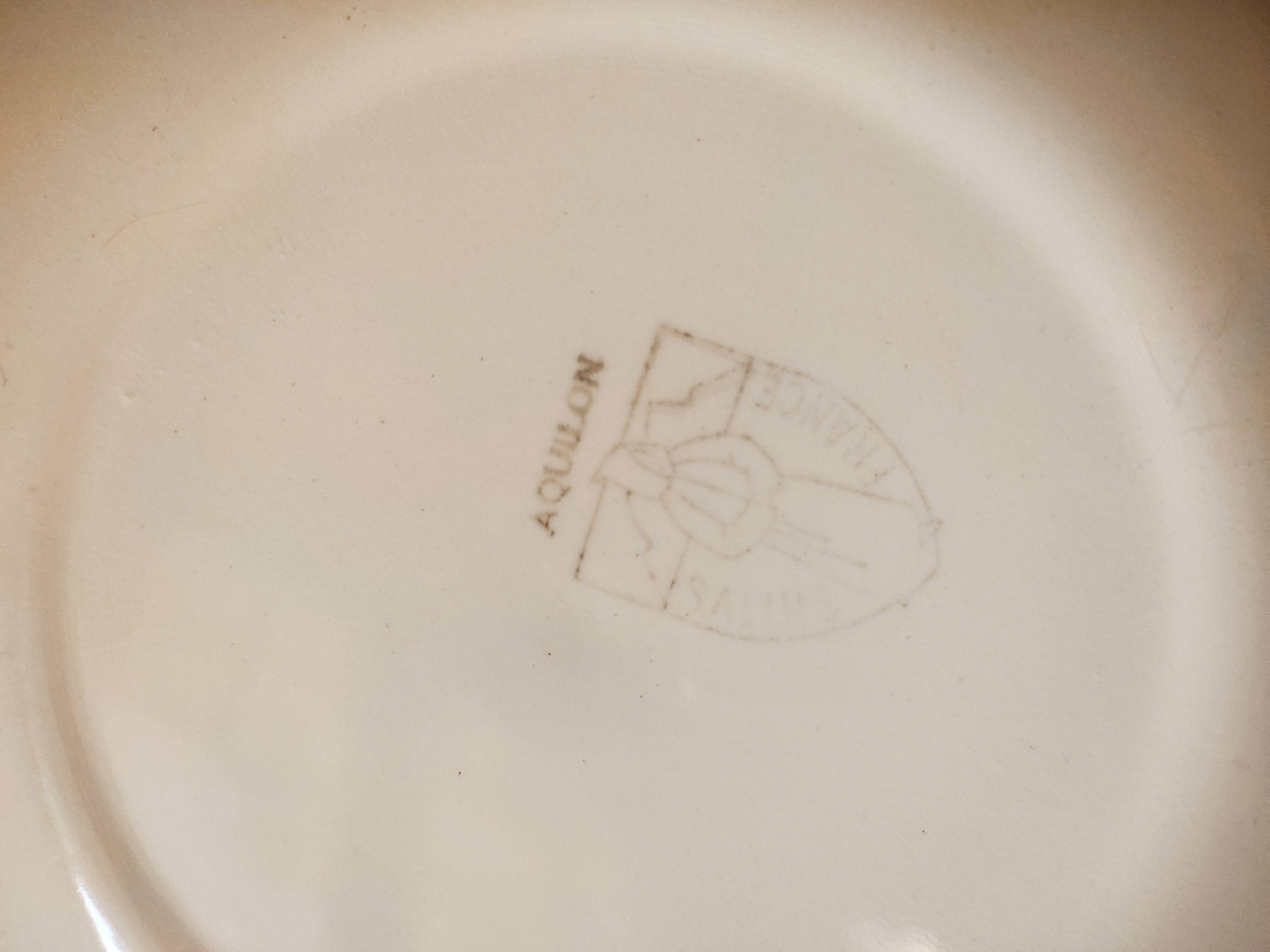 5 oval plates Aquilon by Salins