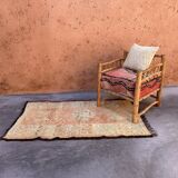 Moroccan peach carpet - 105 x 193 cm