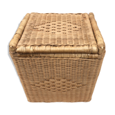 Trunk rattan with porcelain handles