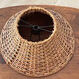 Vintage rattan lampshade
