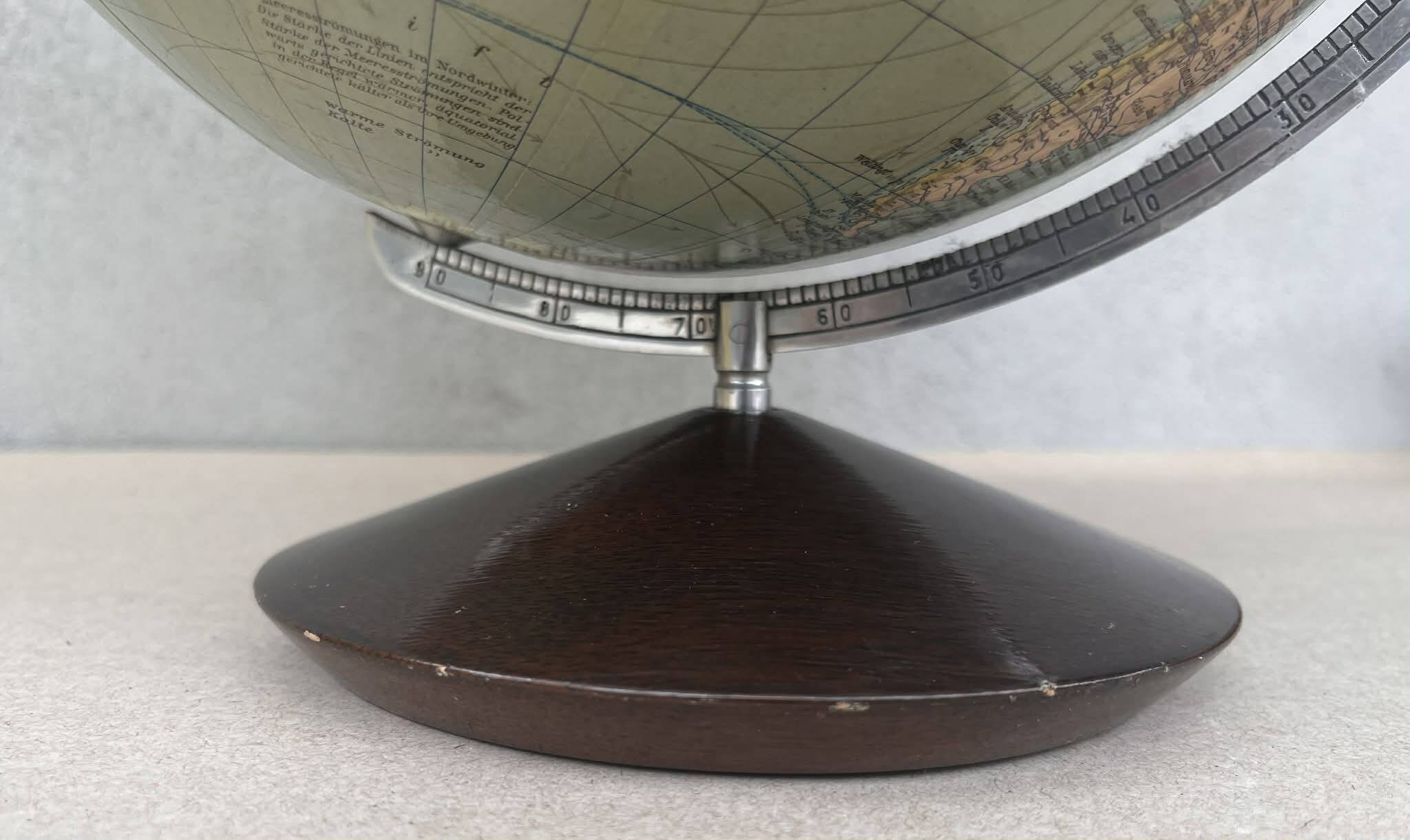 Globe terrestre années 40 - 50 Art Déco - Columbus