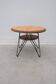 Coffee table in rattan and metal, France 1950