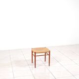 Teak stool „Mod. 316“ by Peter Hvidt & Orla Molgaard-Nielsen for Søborg