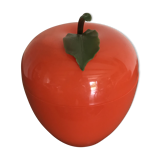 Orange vintage glacon bucket