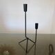 Authentic Laurids Lonborg candlestick, signed, Denmark, 50-60.