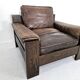 Brutalist armchair by Harry de Groot for Leolux, 1970s