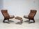 1970s, Norwegian design by Else & Nordahl Solheim, set of 2 chairs.