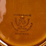 Set of 2 plates in earthenware of St Amand