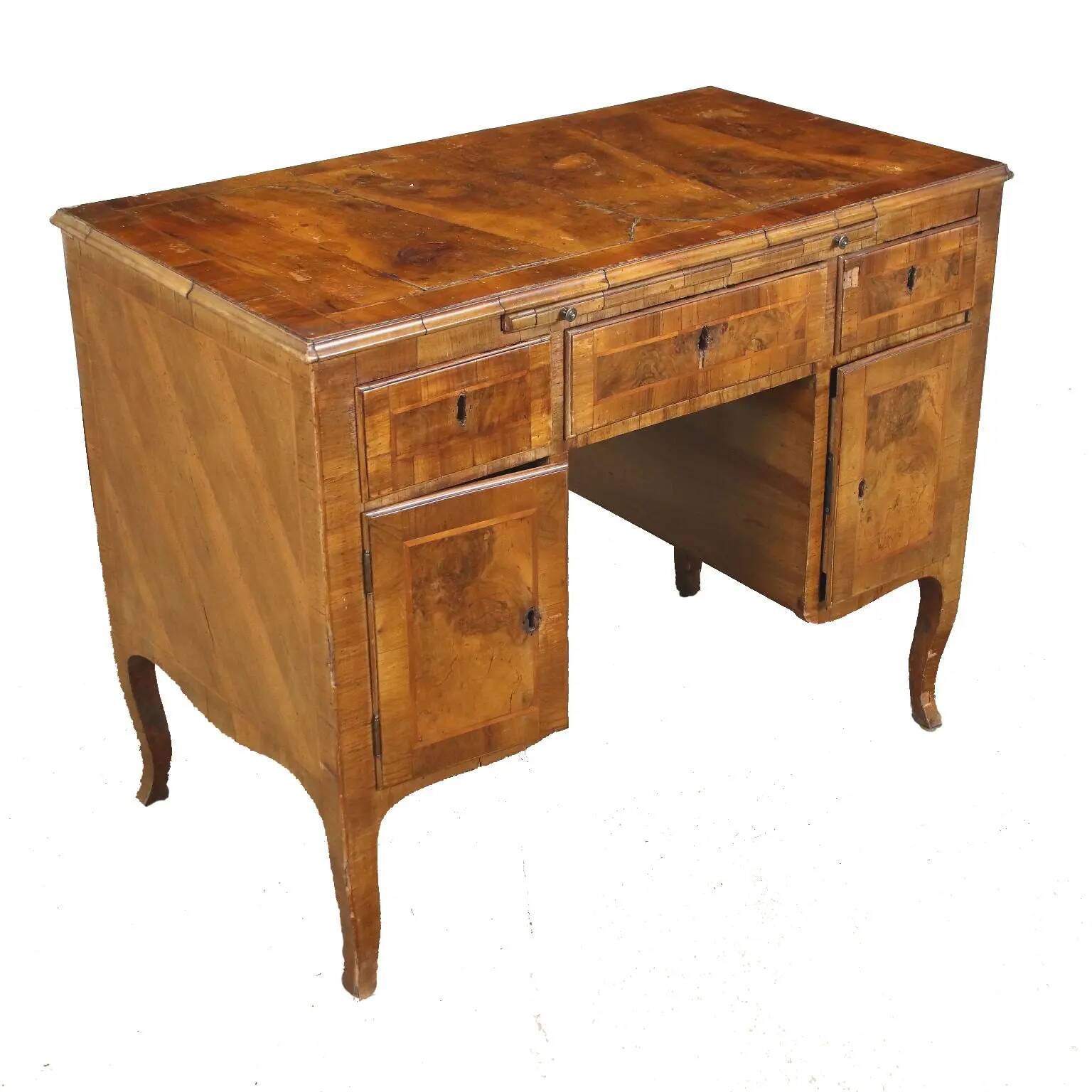 Bureau en bois divers, Italie, XXe siècle