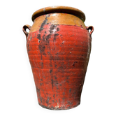 Terracotta pottery jar