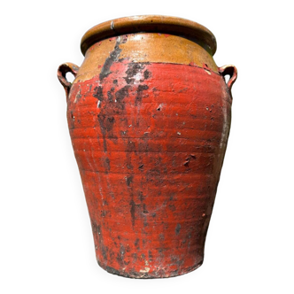 Terracotta pottery jar