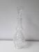Vintage moulded structured glass carafe + stopper (1960s)