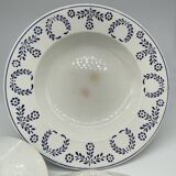 Set of 10 Nuneville flat and soup plates from 1890