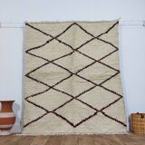 Handmade moroccan berber rug 176 x 152 cm