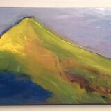 Tableau Huile Colline 1