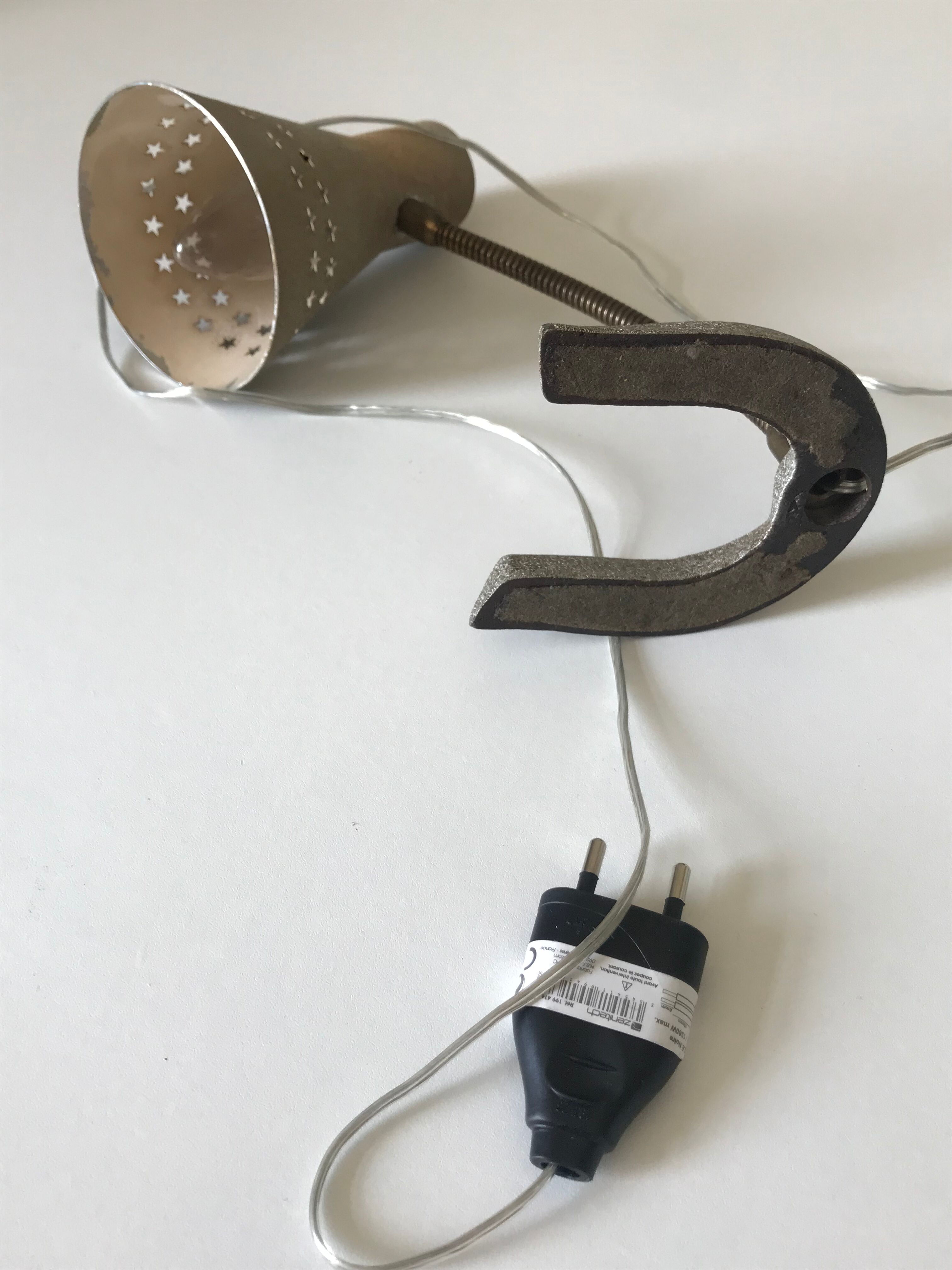 Vintage lamp casserole 50s