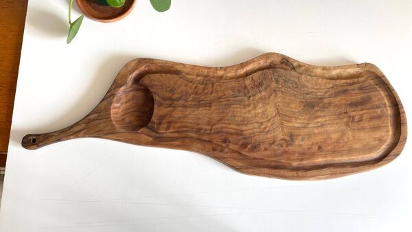 PLANCHE à Découper XL BOIS d’Olivier Vintage