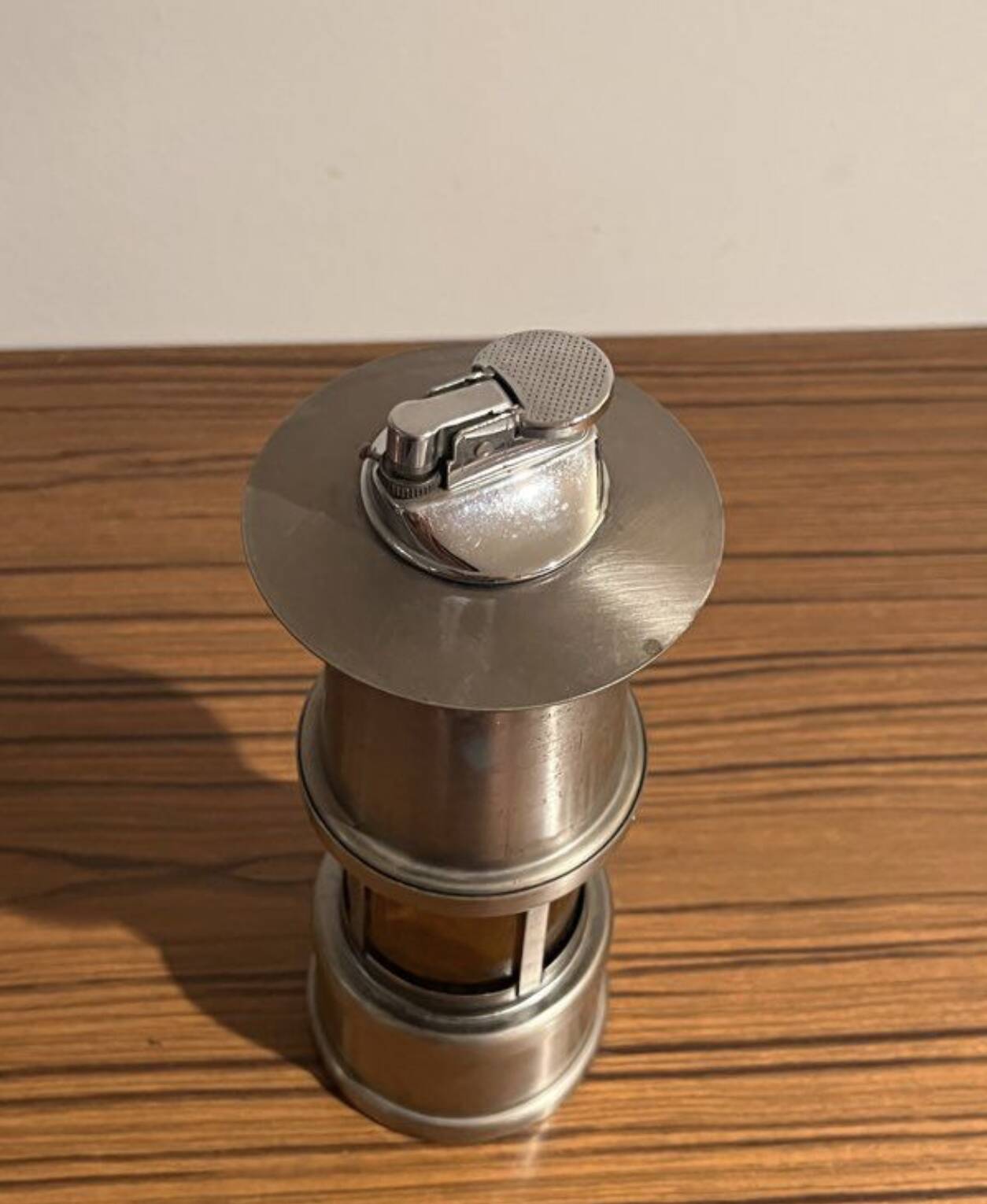 Vintage 60s/70s smoker's table lighter set