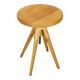 Mid-century adjustable workshop stool, Czechoslovakia, 1960s