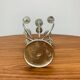 Chandelier Habitat vintage en inox, 9 branches