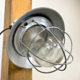 Industrial aluminum wall lamp, 1960s